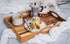 Large Serving Tray With 4 Handles - 50 X 36cm
