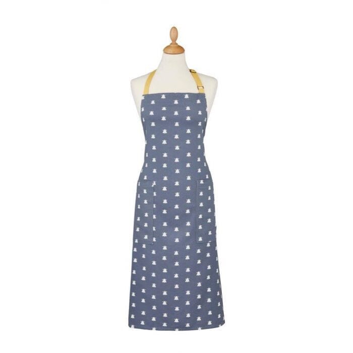 Ulster Weavers Bees Cotton Apron Blue 95x70x0.5cm Aprons, Mitts & Gloves The Cooks Kitchen Mandurah 