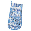 India Blue Double Oven Glove 88x18cm
