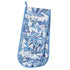 India Blue Double Oven Glove 88x18cm Aprons, Mitts & Gloves The Cooks Kitchen 