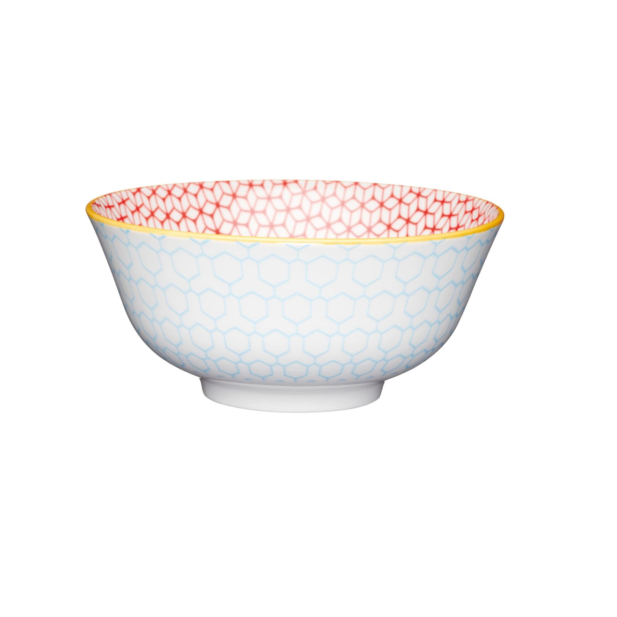 Mikasa Does It All Bowl - Geometric Blue 15.7cm Bowls The Cooks Kitchen 