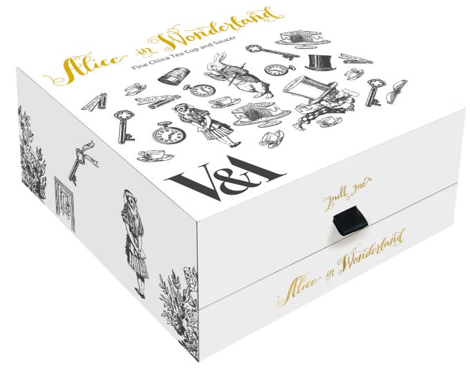 Mikasa X Victoria And Albert Alice In Wonderland Cup And Saucer 210ml