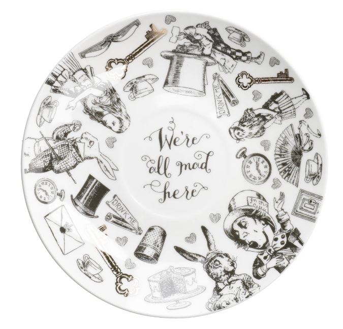 Mikasa X Victoria And Albert Alice In Wonderland Cup And Saucer 210ml