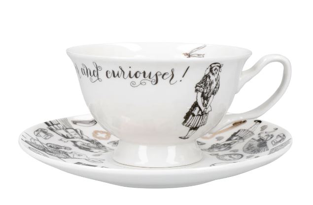 Mikasa X Victoria And Albert Alice In Wonderland Cup And Saucer 210ml