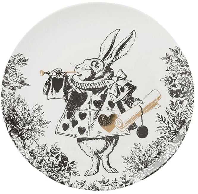 Mikasa X Victoria And Albert Alice In Wonderland Set Of 4 Side Plates