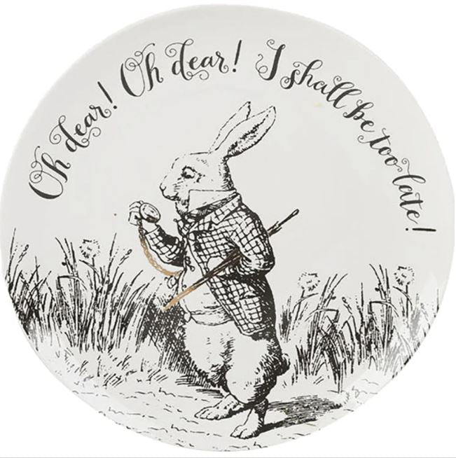 Mikasa X Victoria And Albert Alice In Wonderland Set Of 4 Side Plates