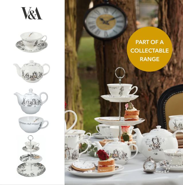 Mikasa X Victoria And Albert Alice In Wonderland 3 Tier Cake Stand