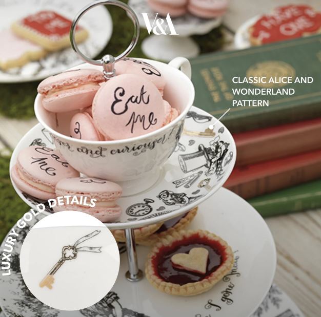 Mikasa X Victoria And Albert Alice In Wonderland 3 Tier Cake Stand