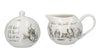 Mikasa X Victoria And Albert Alice In Wonderland Sugar Bowl And Creamer