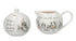 Mikasa X Victoria And Albert Alice In Wonderland Sugar Bowl And Creamer
