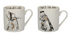 Victoria & Albert Alice In Wonderland Set Of 2 Mugs, His & Hers, 350ml, Gift Boxed