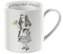 Victoria & Albert Alice In Wonderland Can Mug, Alice, 350ml, Gift Boxed