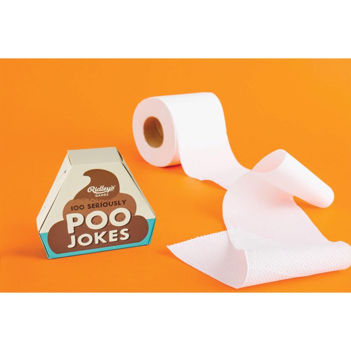 Ridleys 100 Poo Jokes 8.3x9.5x2.5cm