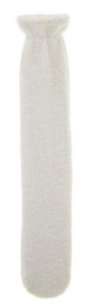 Long Hot Water Bottle - Cream Teddy Boucle