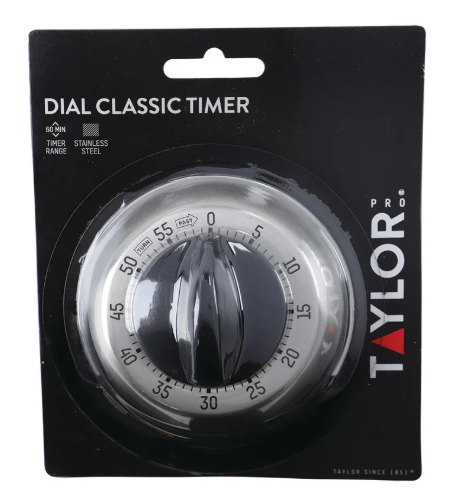 Taylor Pro Stainless Steel Dial Classic Timer