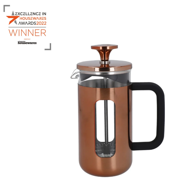 La Cafetiere Pisa 3 Cup Cafetiere - Copper