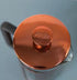 Pisa Glass Cafetiere With Stainless Steel Frame - Copper - 8 Cup/1 L