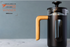 La Cafetiere Pisa 3 Cup Cafetiere - Black And Wood