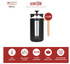 La Cafetiere Pisa 3 Cup Cafetiere - Black And Wood
