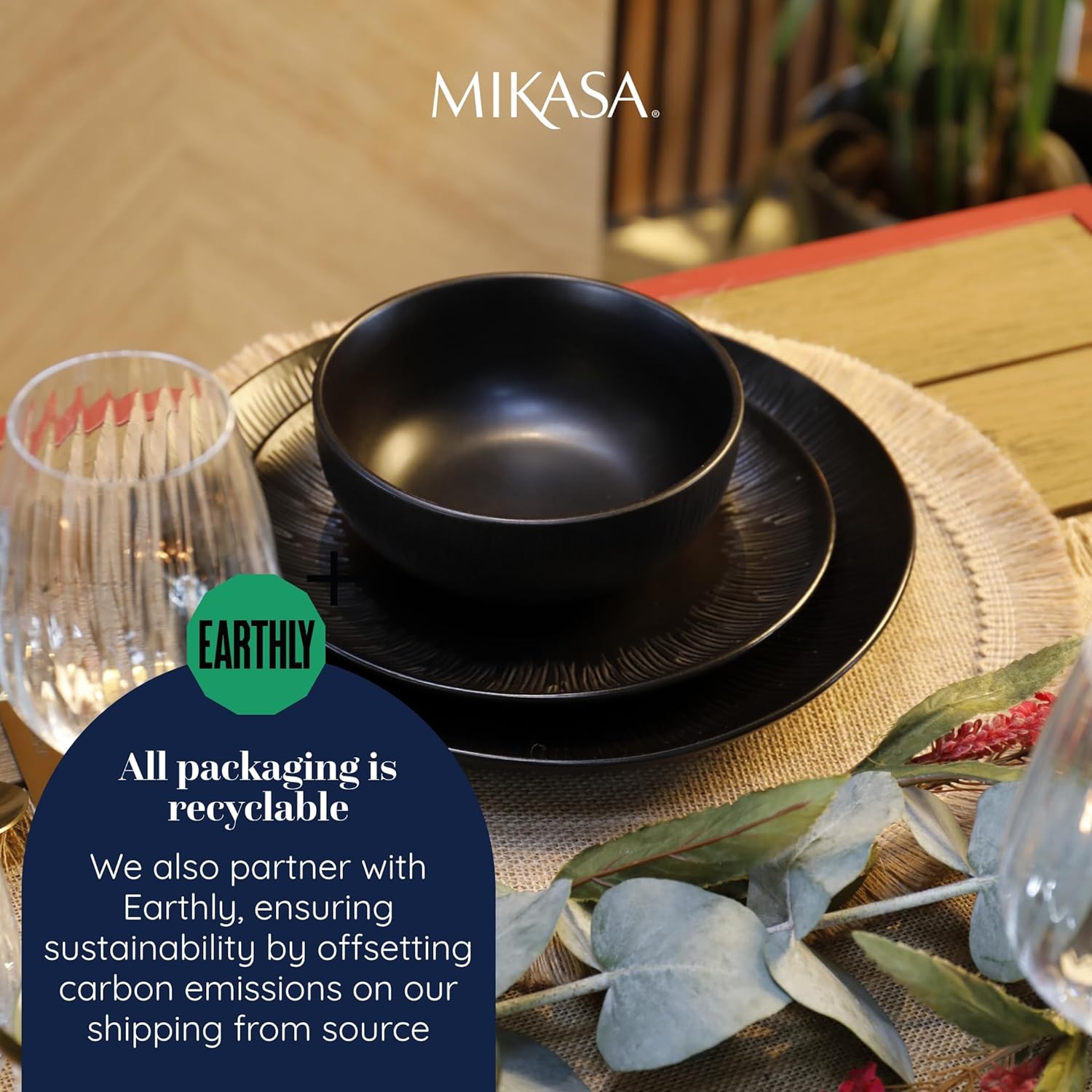 Mikasa Round Placemats Set Of 4 38cm - Hessian