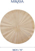 Mikasa Round Placemats Set Of 4 38cm - Gold