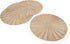 Mikasa Round Placemats Set Of 4 38cm - Gold