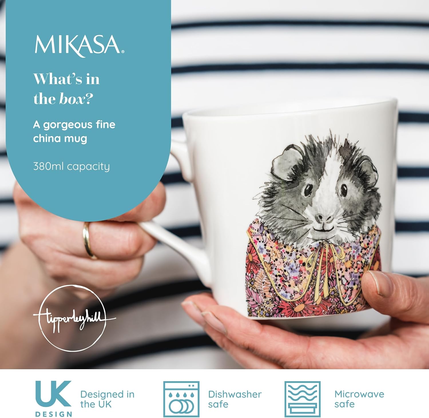 Mikasa Tipperly Hill Mug 380ml - Guinea Pig