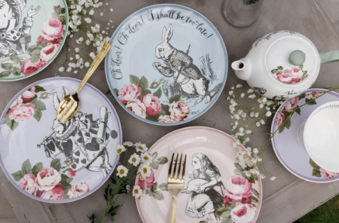 Mikasa V&a Alice 21cm Side Plate Set Of 4