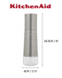 Kitchenaid Salt & Pepper Grinders Set Of 2 In Silver