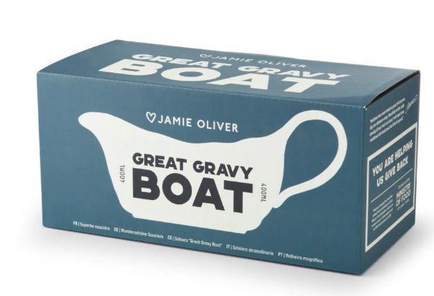 Jamie Oliver Big Love Great Gravy Boat 400ml - White