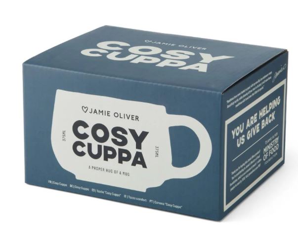 Jamie Oliver Big Love Cosy Cuppa Mug - White