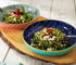 Mikasa Coupe Pasta Dinner Bowl 21cm - Indigo Chevron