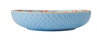 Mikasa Coupe Bowl 21cm - Blue Mosaic