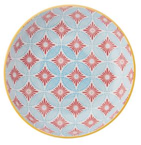 Mikasa Coupe Bowl 21cm - Blue Mosaic