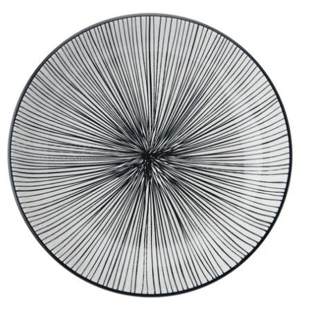 Mikasa Coupe Bowl 21cm - Black Stripe