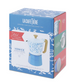 La Cafetière Venice Aluminium Espresso Maker 6 Cup / 290ml (blu Fiorato)