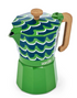 La Cafetière Venice Aluminium Espresso Maker 6 Cup / 290ml (cyan Tides)