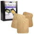 Toasta Bags Reusable Oblong Air Fryer Liners - Dual Pack Set Of 4 - Gold