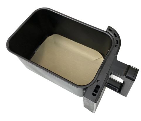 Toasta Bags Reusable Oblong Air Fryer Liners - Dual Pack Set Of 4 - Gold