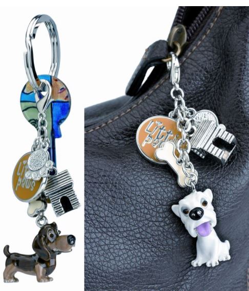 Little Paws Yorkie, Key Ring/bag Charm