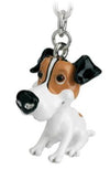 Little Paws Jack Russell, Key Ring/bag Charm