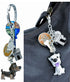 Little Paws Jack Russell, Key Ring/bag Charm
