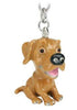 Little Paws Golden Labrador, Key Ring/bag Charm