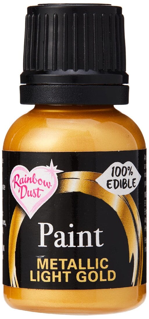 Rainbow Dust - Food Paint - Light Gold Colouring The Cooks Kitchen 