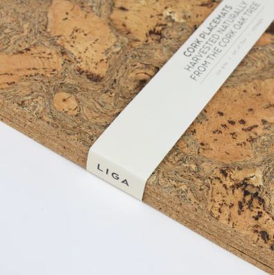 Rectangle Placemats - Natural Cork - Set Of 4