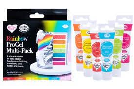 Rainbow Progel Multi-pack Colouring The Cooks Kitchen 