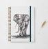 Meg Hawkins A5 Elephant Note Book