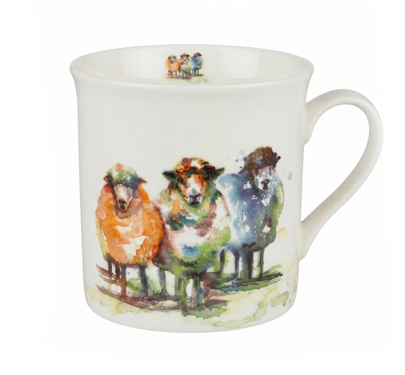 Meg Hawkins Sheep New Bone China Mug
