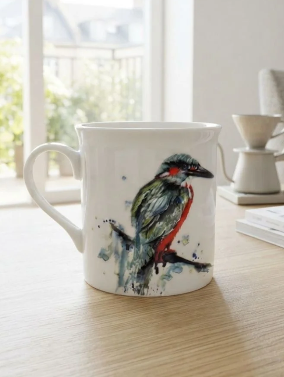 Meg Hawkins Kingfisher New Bone China Mug