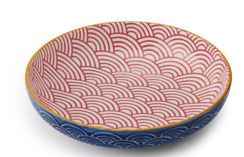 Mikasa Coupe Pasta Dinner Bowl 21cm  - Blue Arc